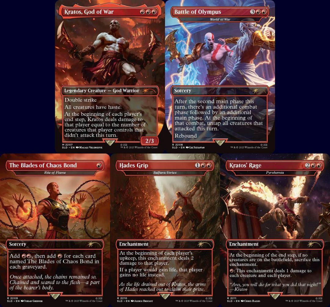 マジック：ザ・ギャザリング Secret Lair x god of war FOIL