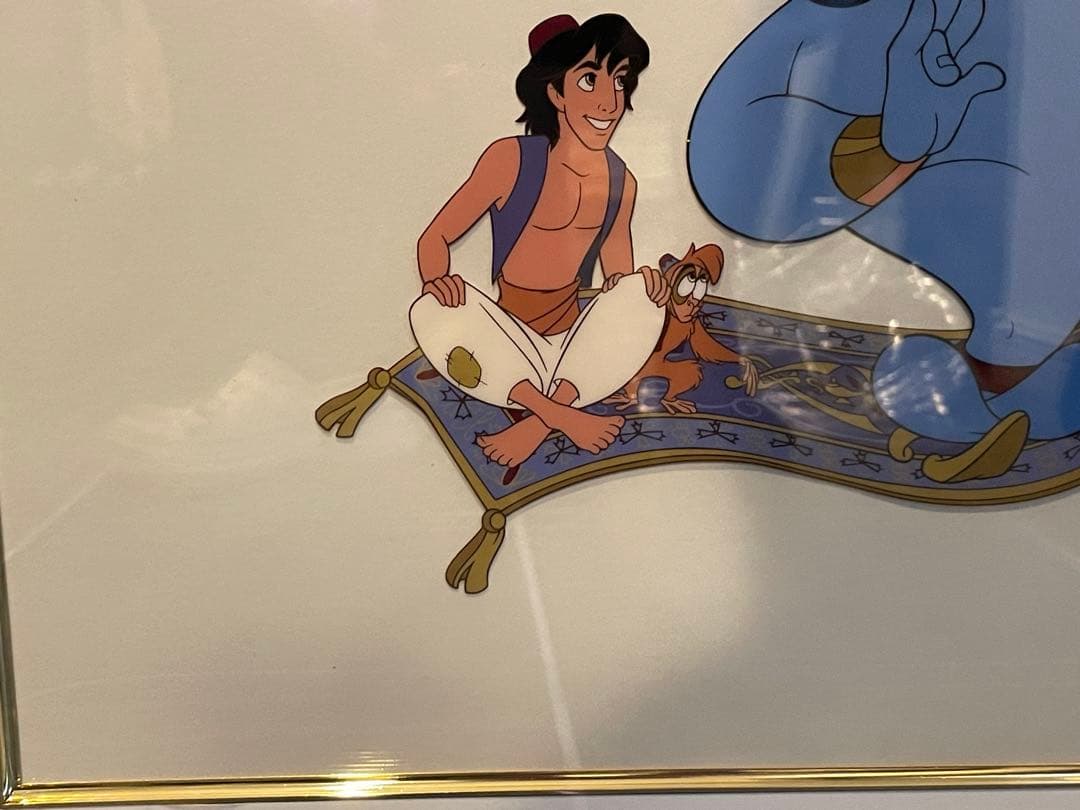 Disney アラジン セル画　美品　ビンテージ　アンティーク　限定