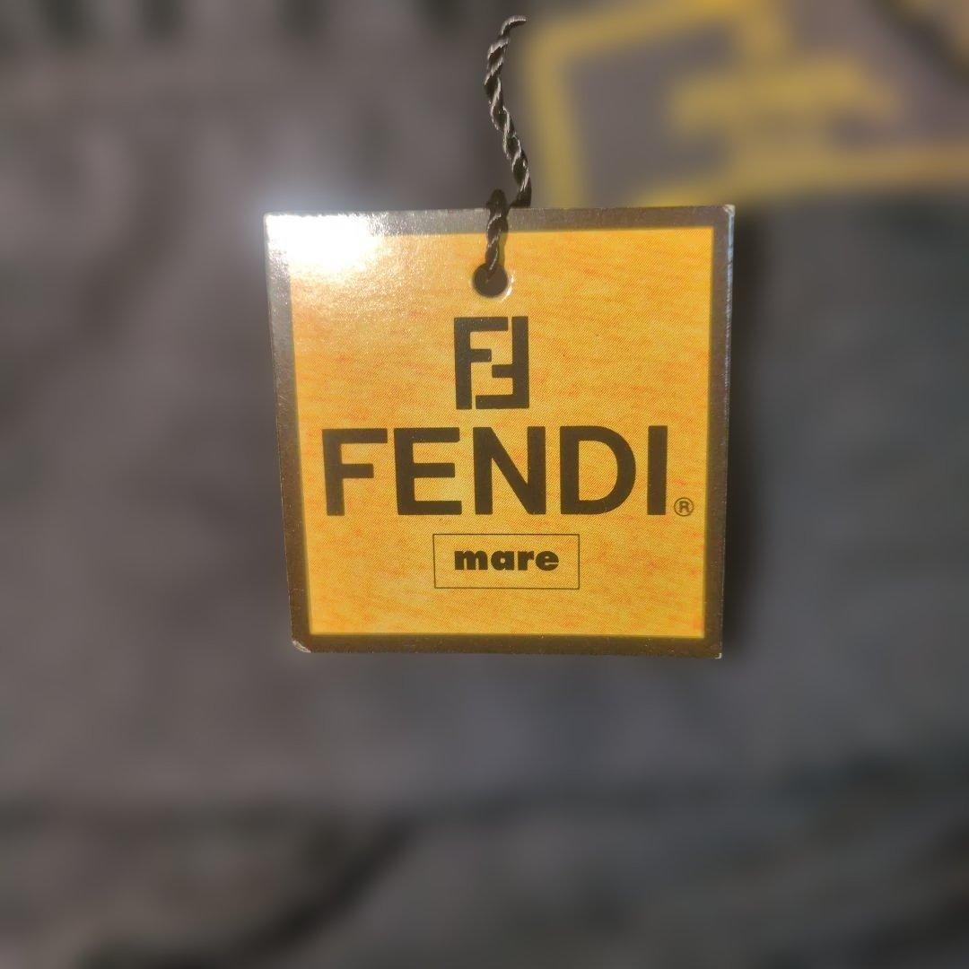 FENDI ロゴベロア調 タイトスカート