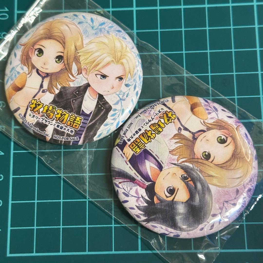 牧場物語 オリーブタウンと希望の大地　ステラワークス　購入特典缶バッジ