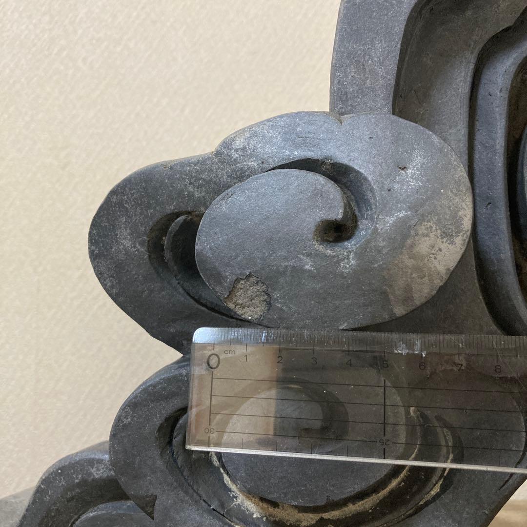 珍品　特大　古鬼瓦　郵便局紋　魔除け　アンティーク　昭和