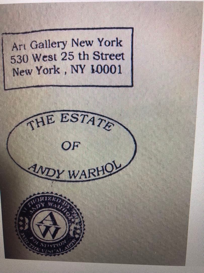 アンディウォーホル　水彩画　1  ブランドオマージュ