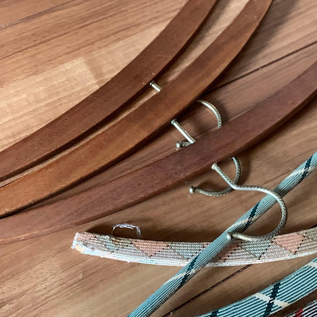 ビンテージ　アンティーク　スウェーデン　チークハンガー　北欧　セット