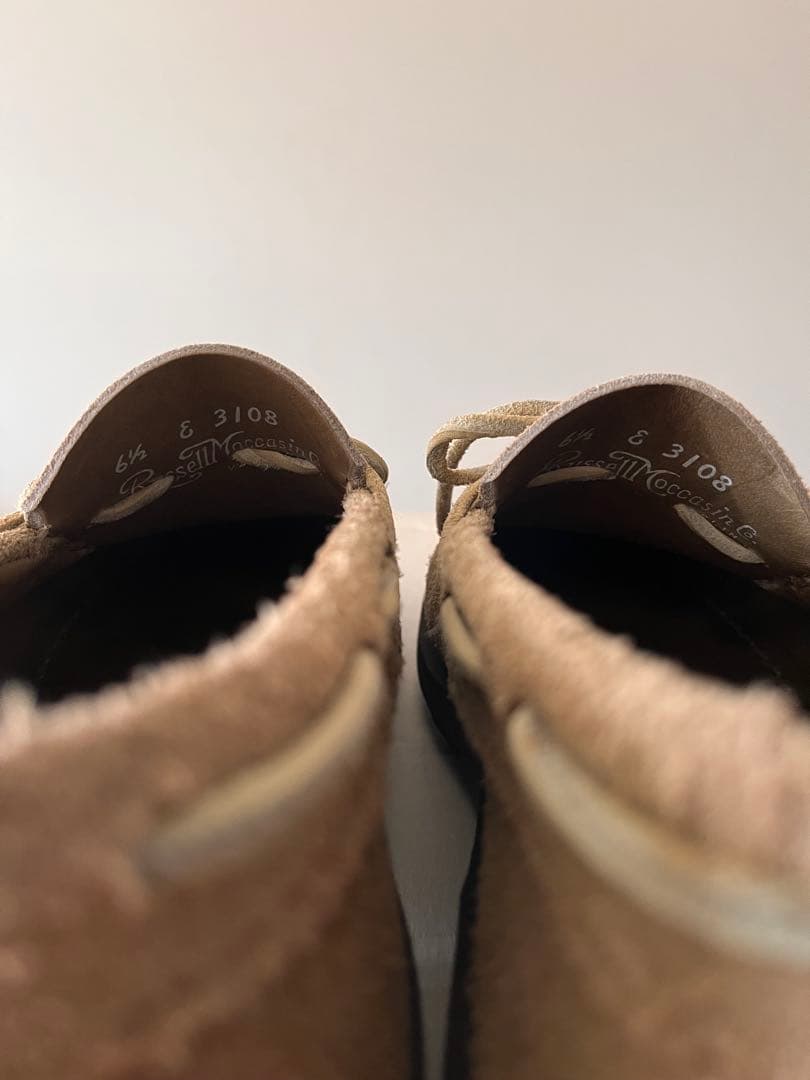 RUSSELL MOCCASIN スエード モカシン 6.5 箱付