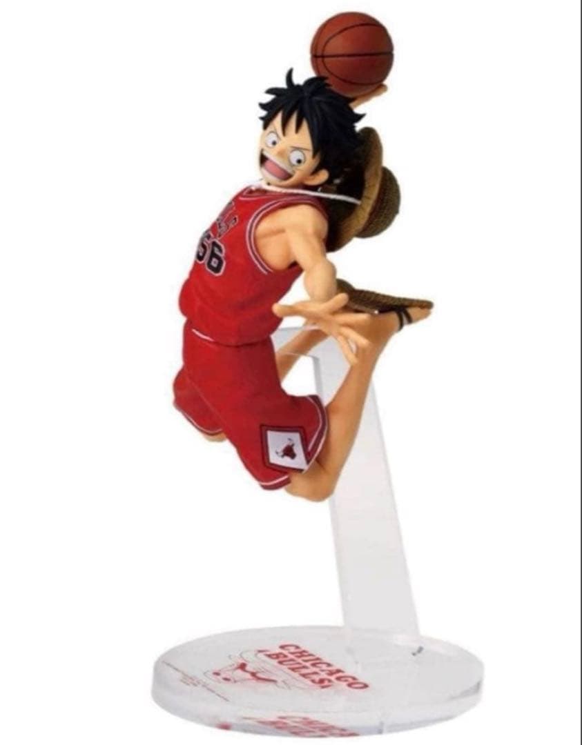ONE PIECE ×NBA ルフィ　BASE CHICAGO BULLS