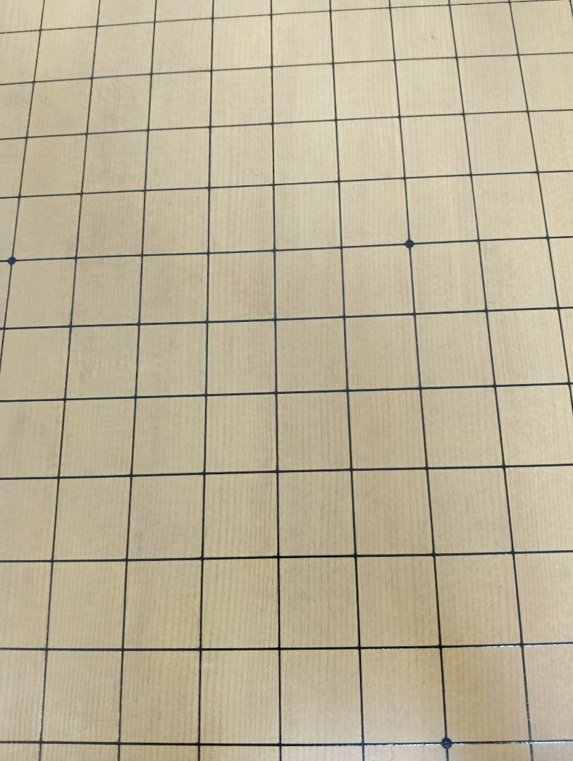 新かや　天然木　囲碁盤　脚付き　へそ付き