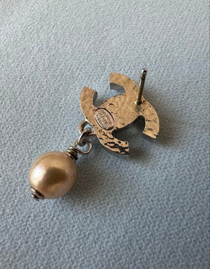 【CHANEL】ココマーク&パールピアス