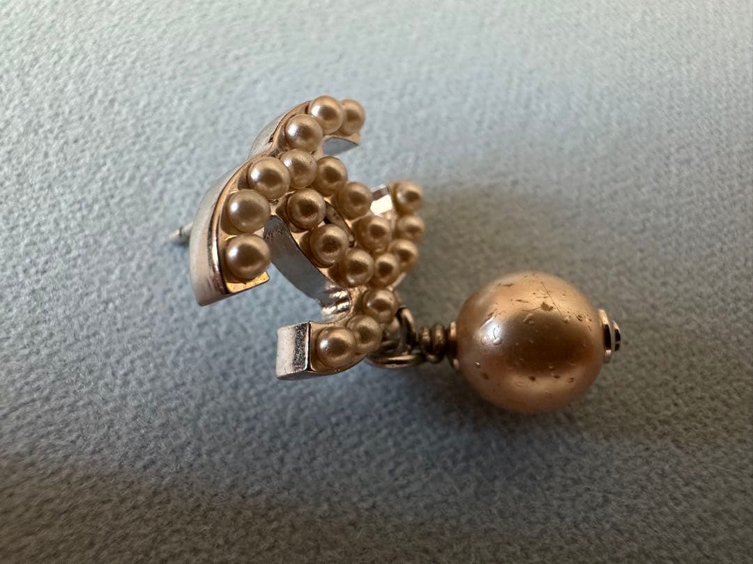 【CHANEL】ココマーク&パールピアス