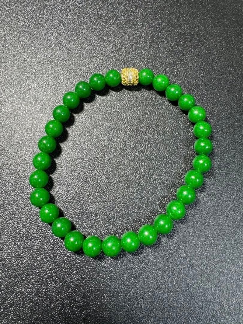 翡翠 ブレスレット 数珠 念珠 数珠 緑翡翠 極細工装飾品 お守り旧家蔵出し