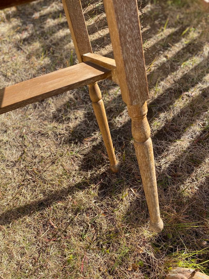 フレンチアンティークテーブル　ナチュラル　古道具　シャビー　70'sヴィンテージ