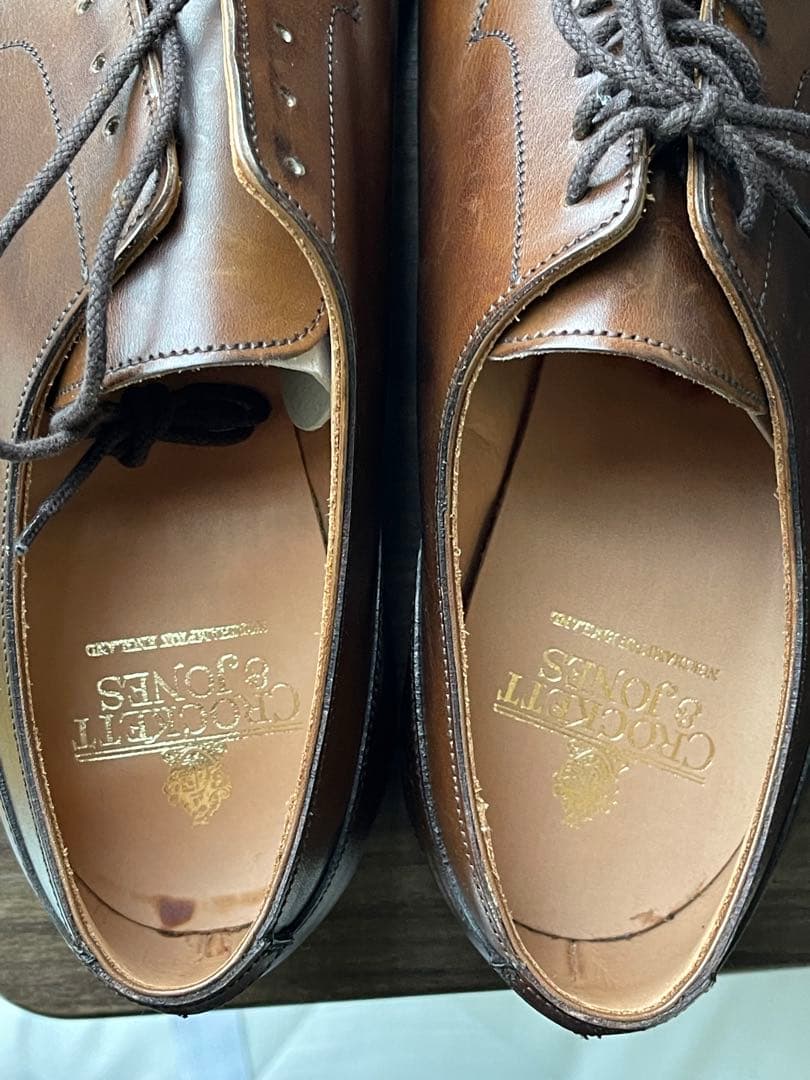 CROCKETT & JONES モールトン　ダークブラウン純正シューツリー付き