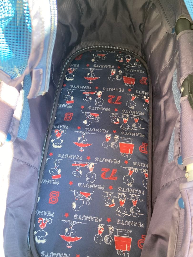 ペットパラダイス⭐︎スヌーピー柄 ペットカート ネイビー