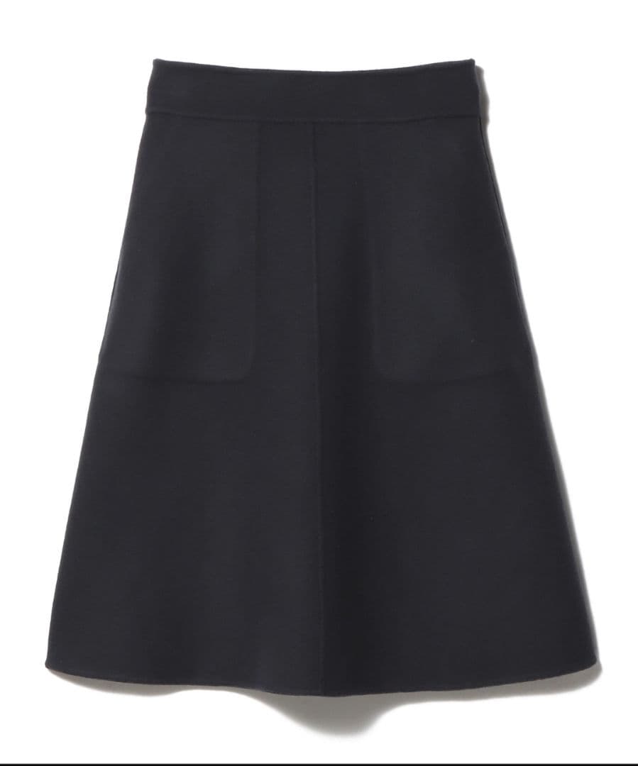 ESTNATION　パッチポケットリバースカート　ブラック　サイズ36