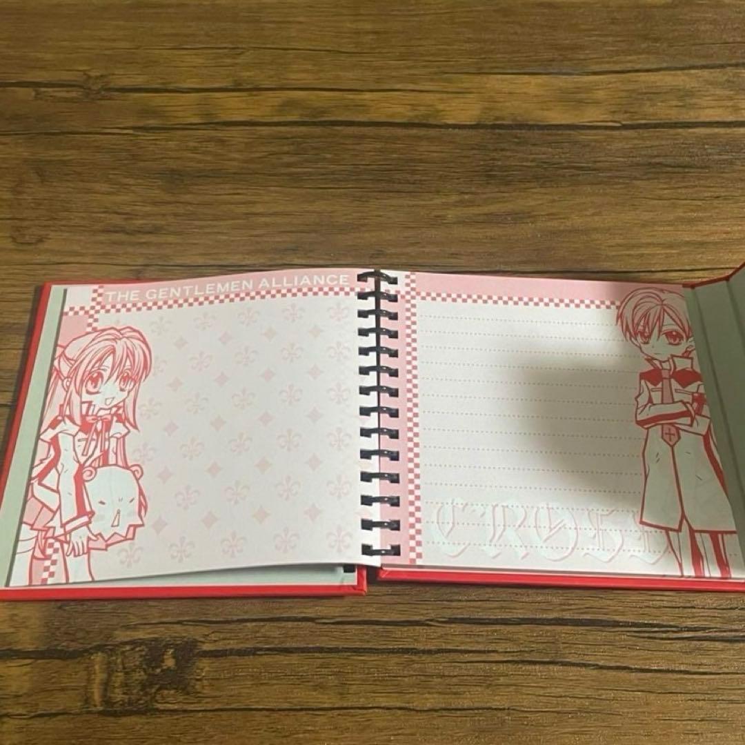 種村有菜　紳士同盟クロス　ノート　シール帳　ケース　りぼん　帝国学園生徒手帳