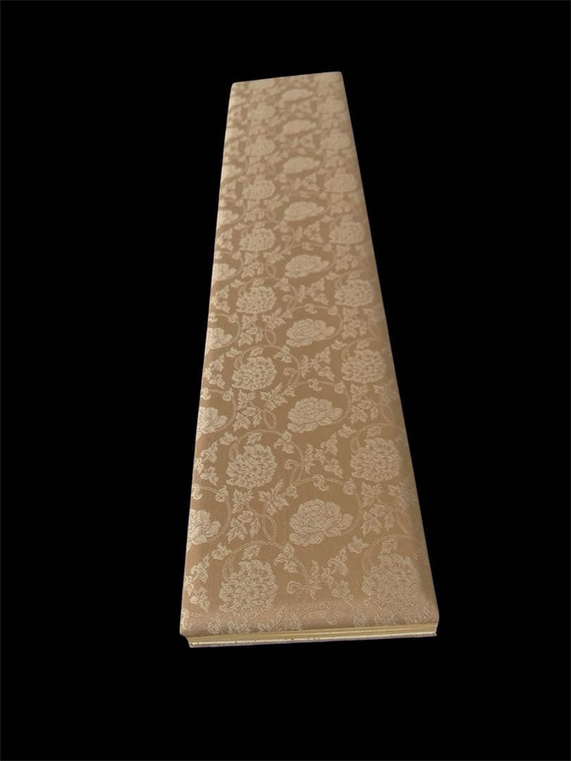 短冊帖 正絹織物表紙　折装14枚差し 未使用品