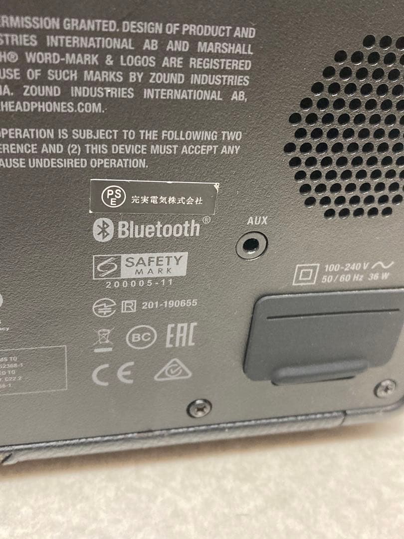 D）Marshall マーシャル Bluetoothスピーカー キルバーン II