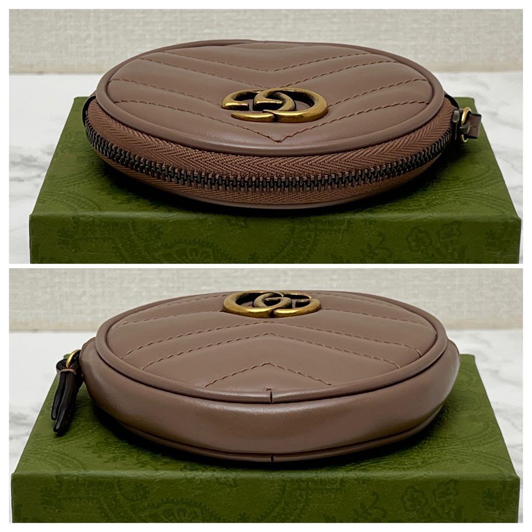 グッチ GGマーモント パース ケース ベージュ GUCCI