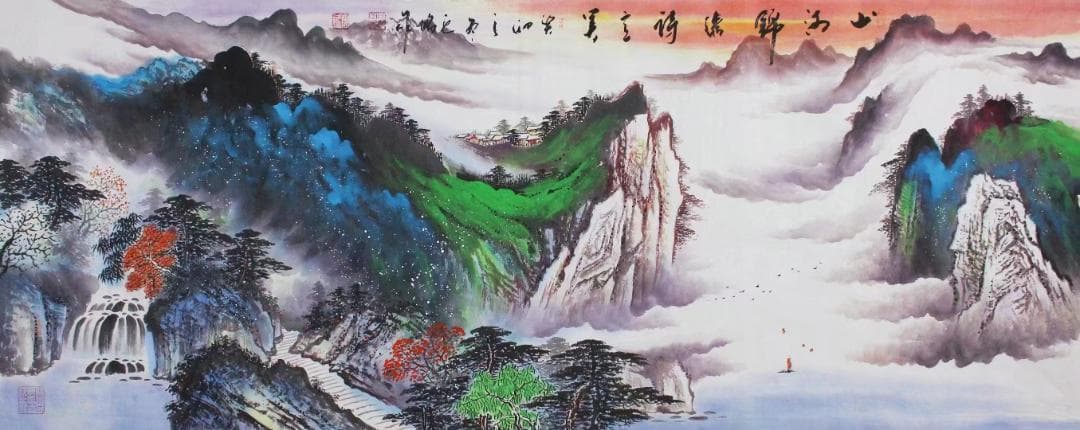 高雲鵬、本物です。国家一級美術師。