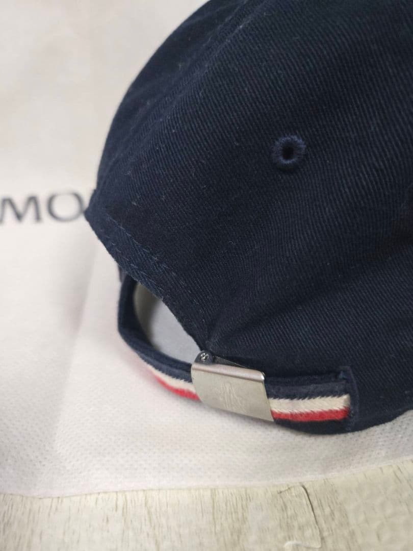MONCLER ネイビー ベースボールキャップ　袋付き