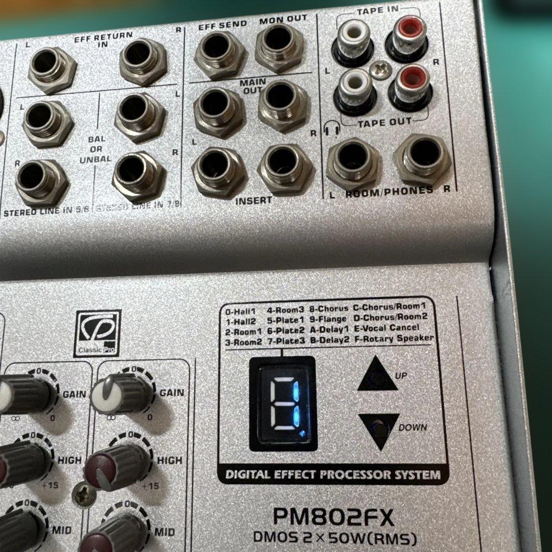 PM802FX パワードミキサー