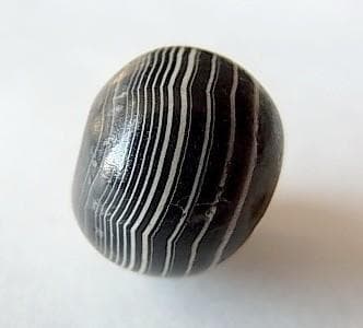 ★A3101★古代石 (163) 縞瑪瑙　スレマニ バンデッド アゲート