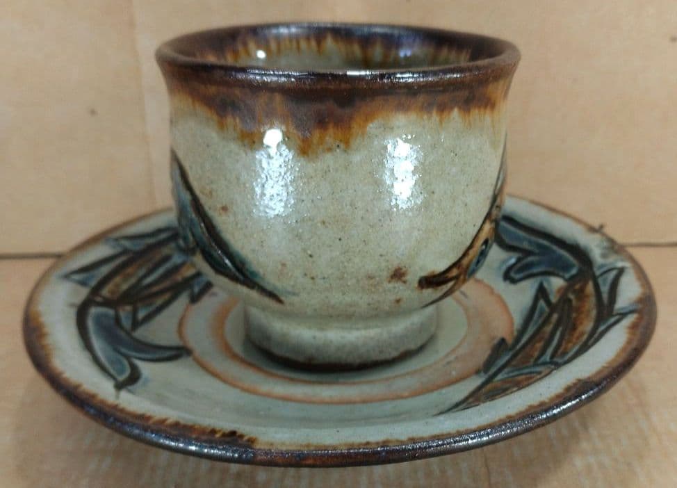 【本物保証】金城次郎 コーヒーカップ 共箱 栞 人間国宝 壷屋焼 やちむん 美品