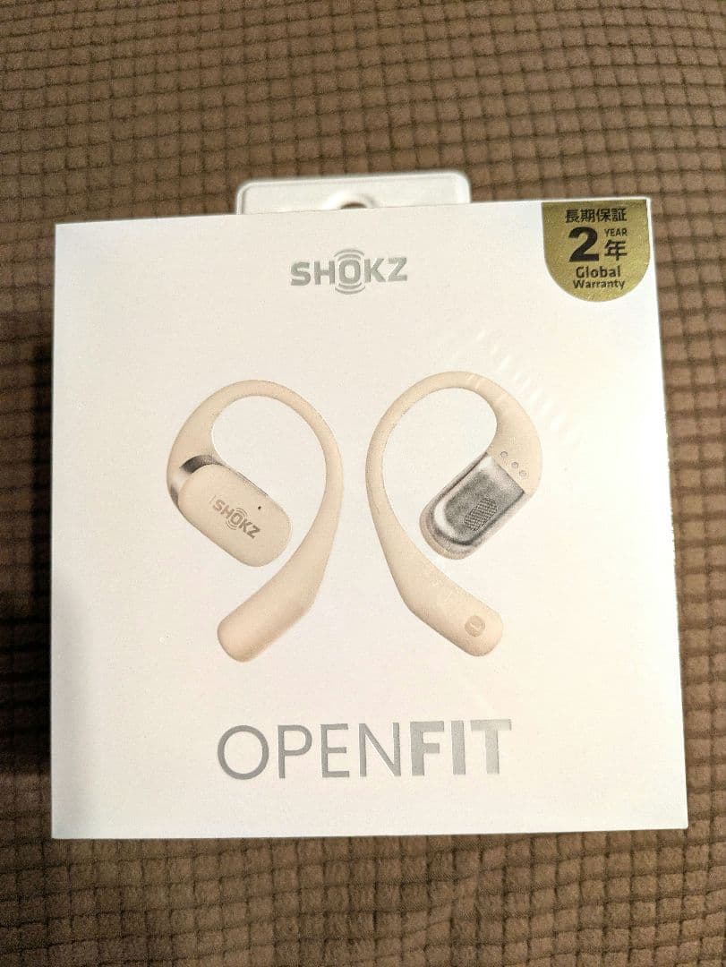 新品未開封　SHOKZ OPENFIT ベージュ