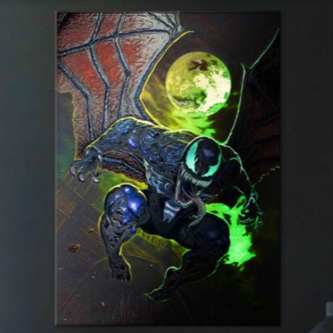 ヴェノム　ポスター　Displate 限定　メタルポスター　蓄光　MARVEL
