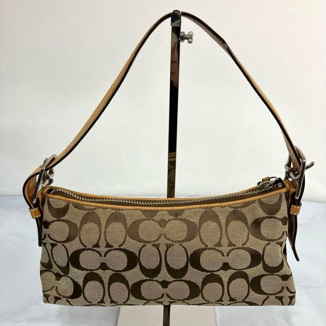 COACH コーチ 6371 アクセサリーポーチ シグネチャー　ワンショルダー