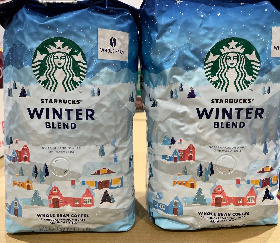 スターバックス　ウインターブレンド 2個　Whole Bean コストコ