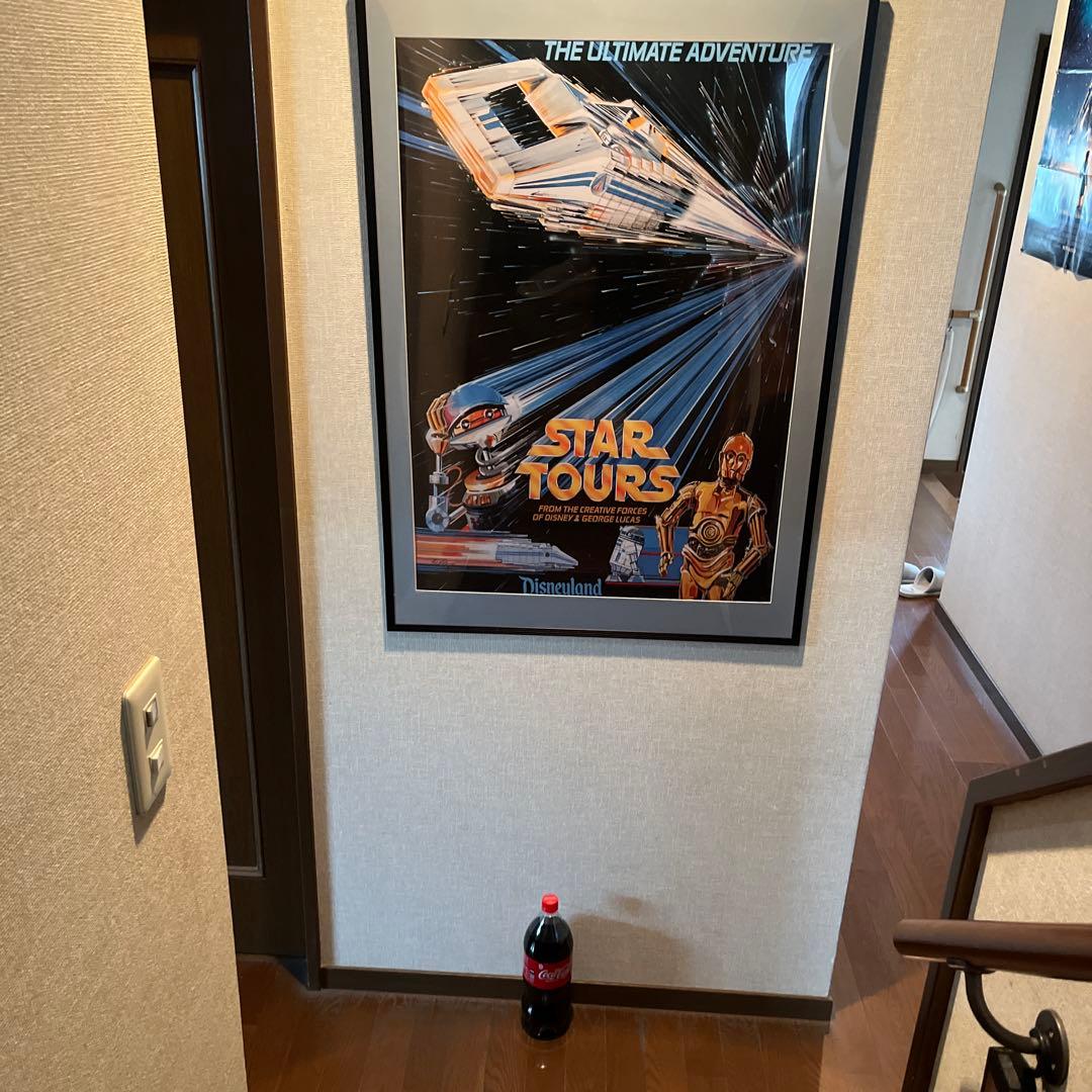 ディズニーランド(ロサンゼルス) スターツアーズ　アトラクションポスター　リプロ