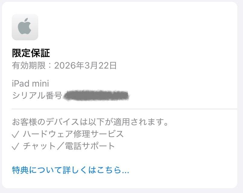 【美品】　iPad mini 第7世代　128GB Wi-Fi（ブルー）