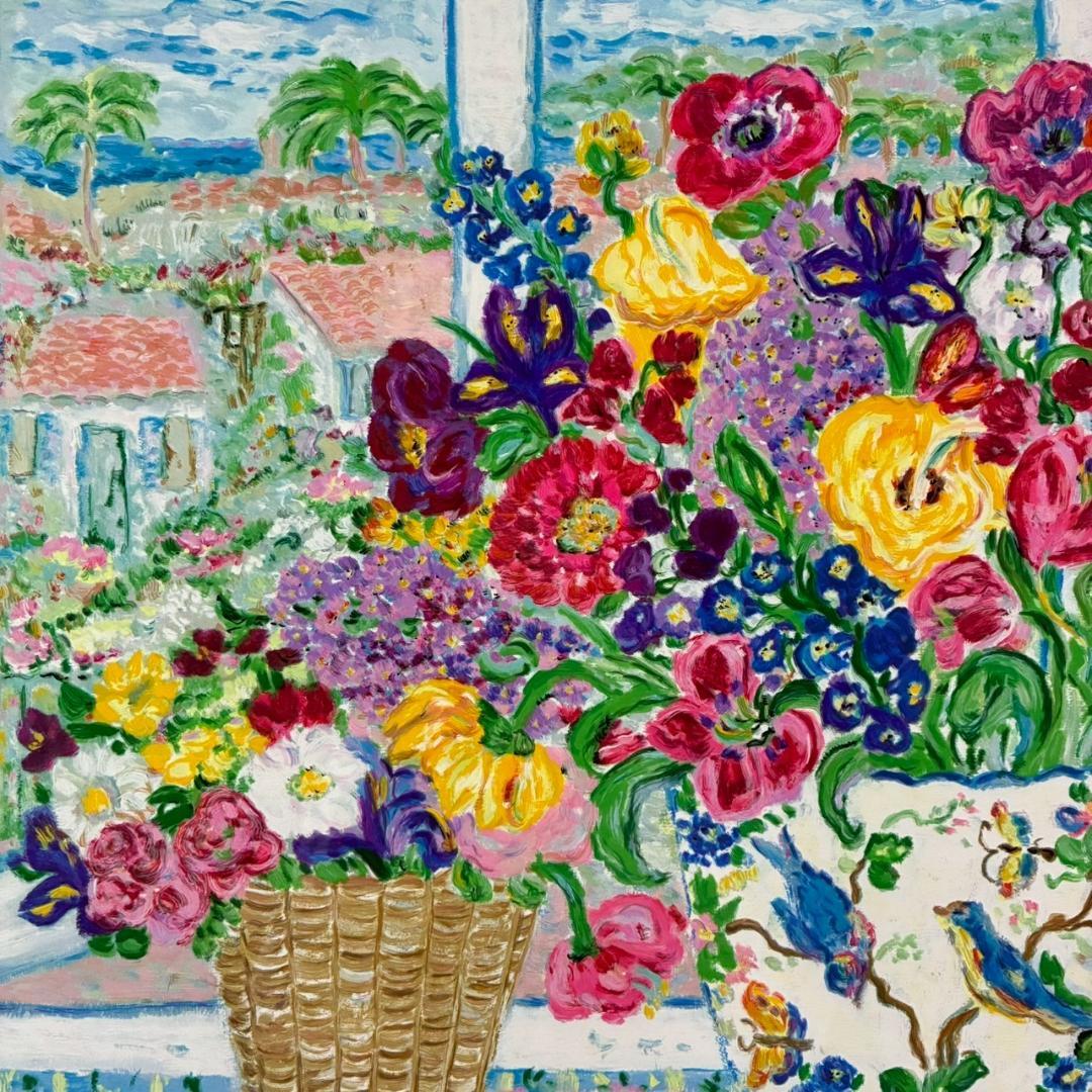 美品 レスリー・セイヤー「ポータバラッタ」シルクスクリーン 直筆サイン入 額縁入