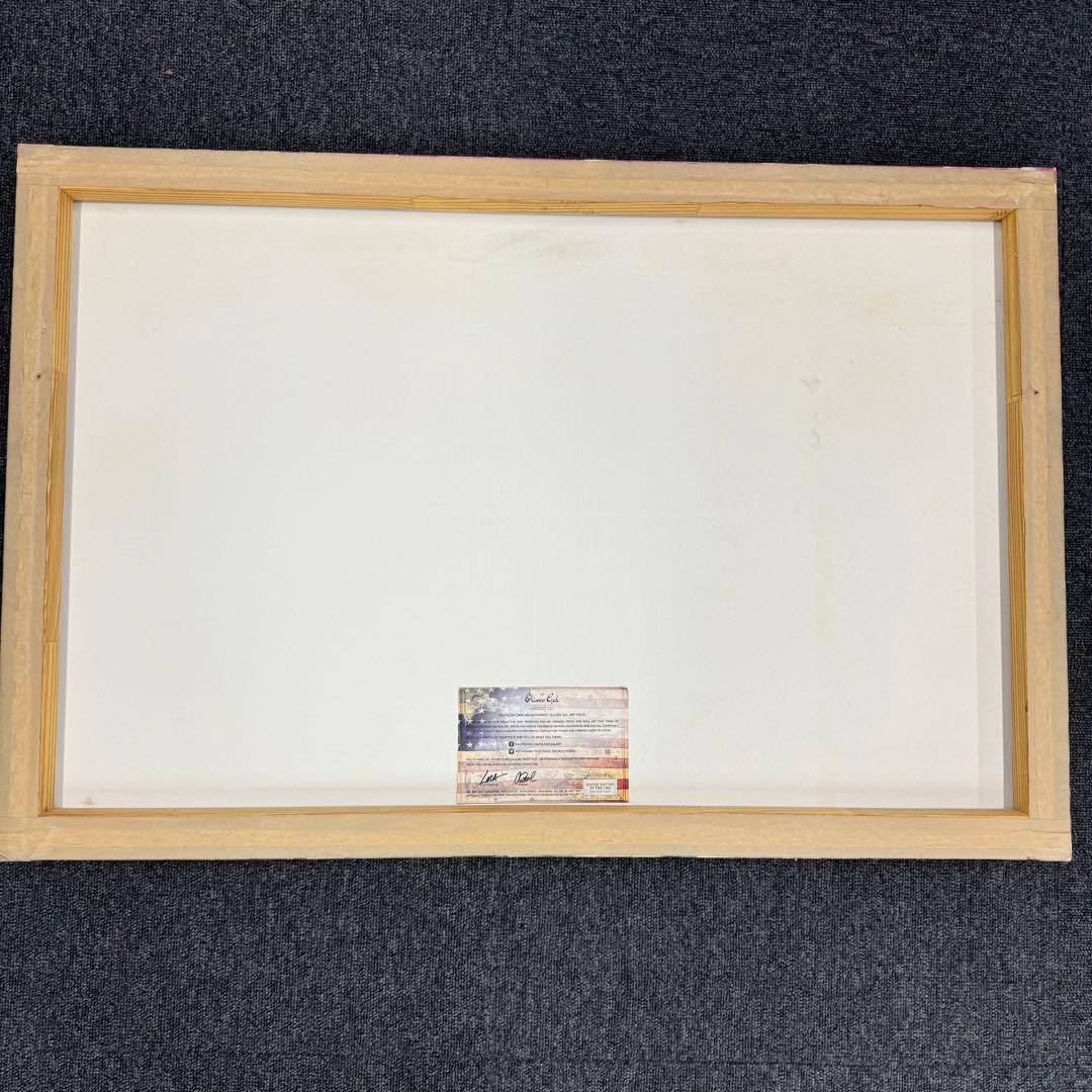 oliver gal キャンバスアート　絵画　CHANEL ピンク　本