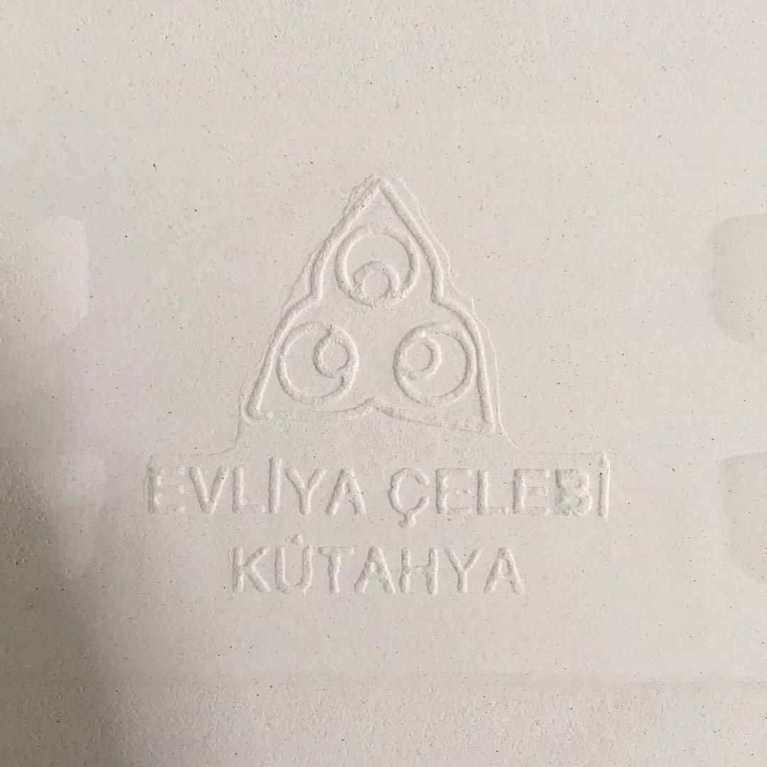 トルコ陶器　キュタフヤ　パネルタイル6枚　大型