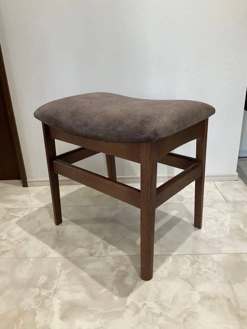 【新品】 高級スツール ブラウン