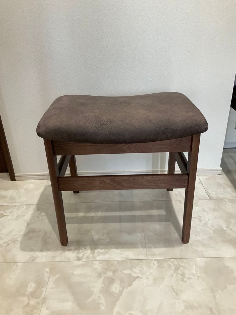 【新品】 高級スツール ブラウン
