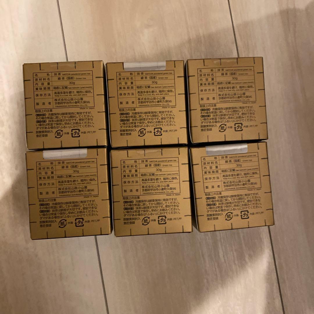 宇治 山政小山園 抹茶 四方の薫 箱入 30g 6箱 小山園 ①