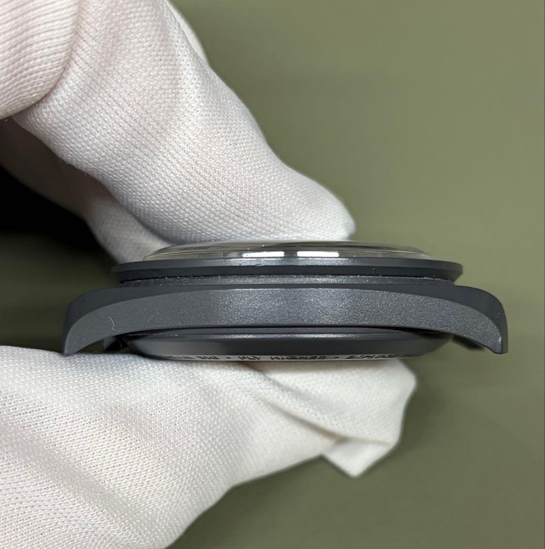 オメガ × スウォッチ マーキュリー (純正ブラックのベルトは未使用)