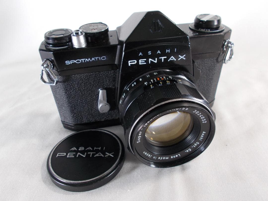フィルムカメラ 整備済 完動品　Pentax SP + f/1.8　P199