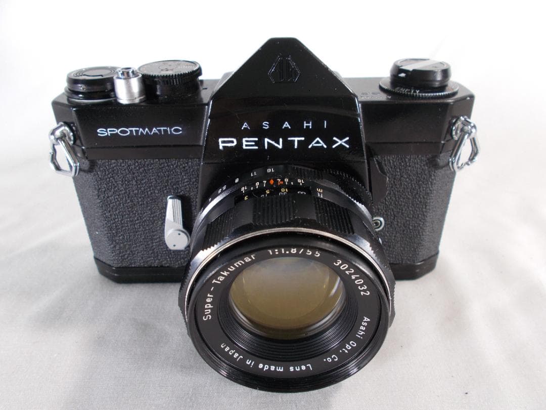 フィルムカメラ 整備済 完動品　Pentax SP + f/1.8　P199