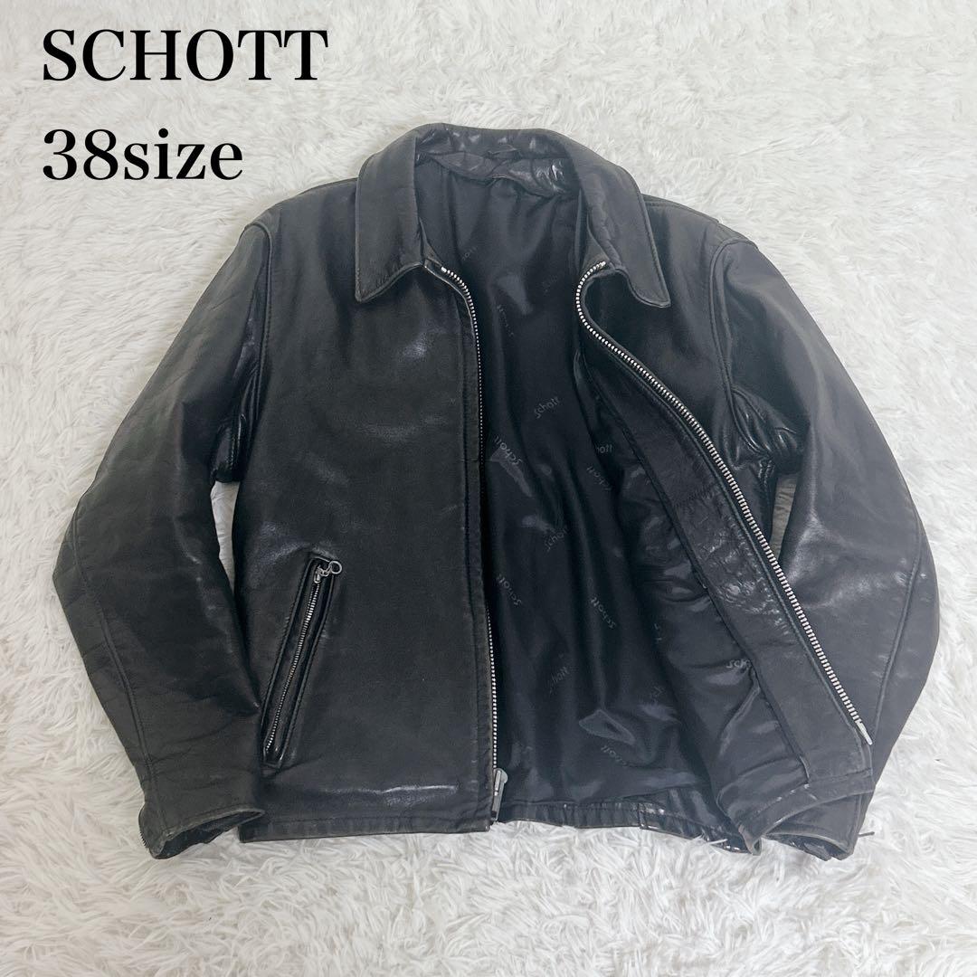 希少・美品✨ショット トラッカー レザージャケット ライダース 152