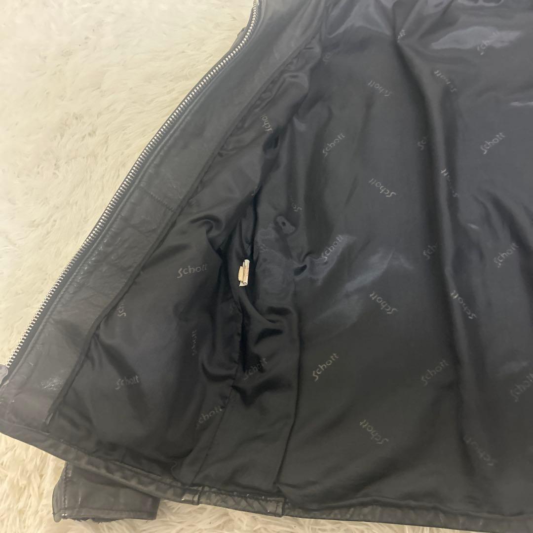 希少・美品✨ショット トラッカー レザージャケット ライダース 152