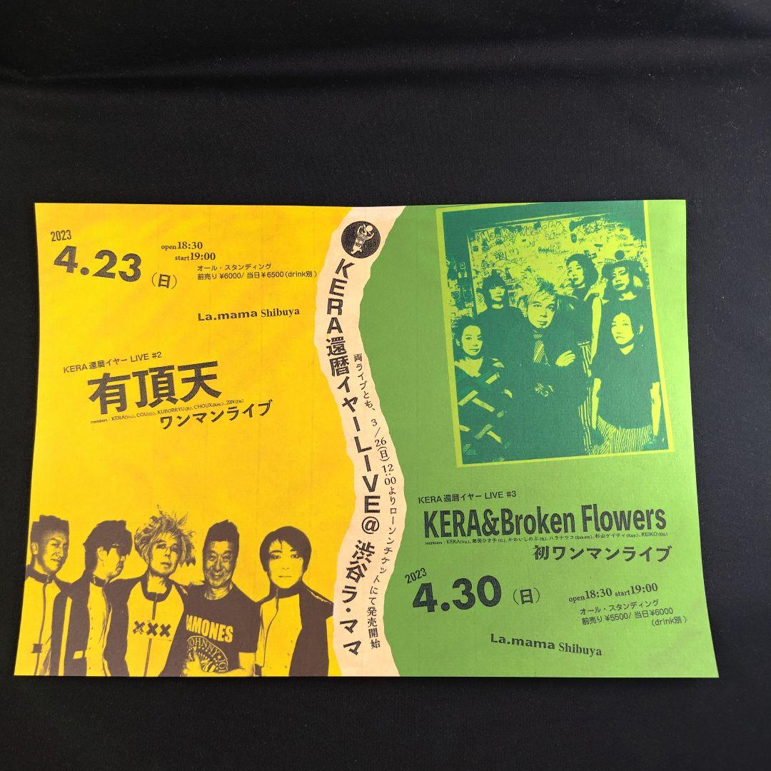 【未使用】 KERA 還暦ライブ プレミアムチケットのお土産