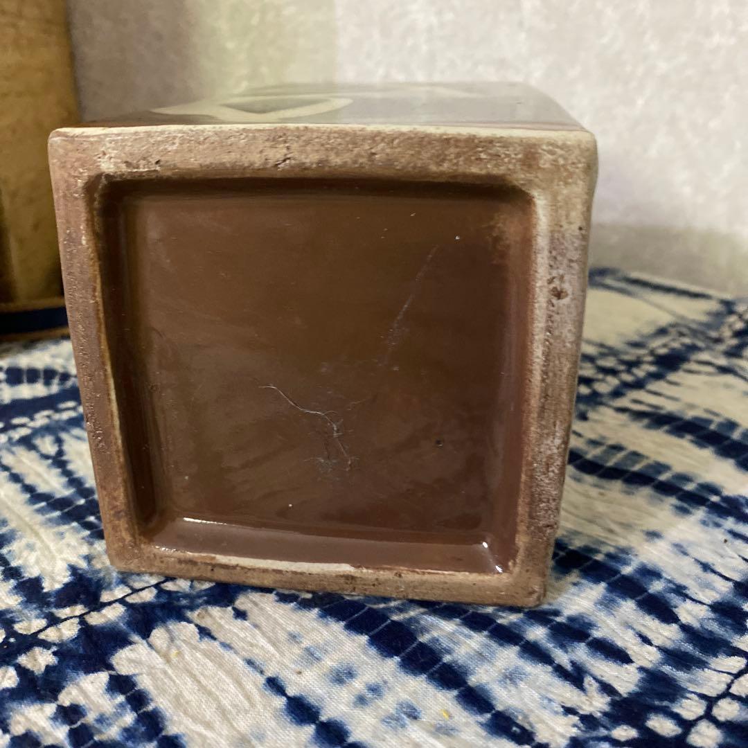 クリスマスセール　河井寛次郎　柿釉扁壺