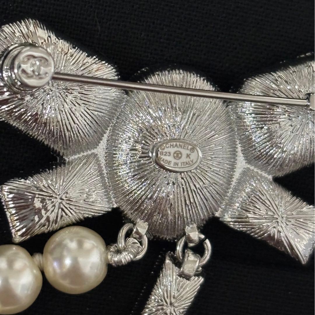 未使用 シャネル レア リボンモチーフ ブローチ