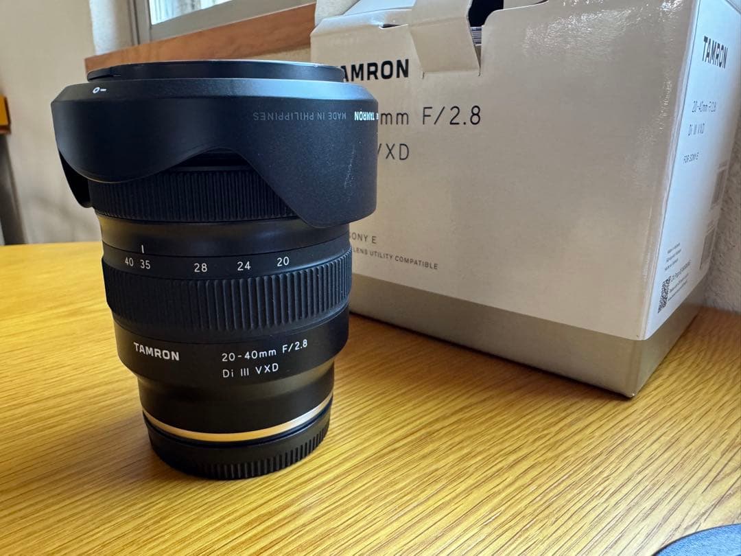 TAMRON 20-40mm F/2.8 Di III VXD SONY おまけ