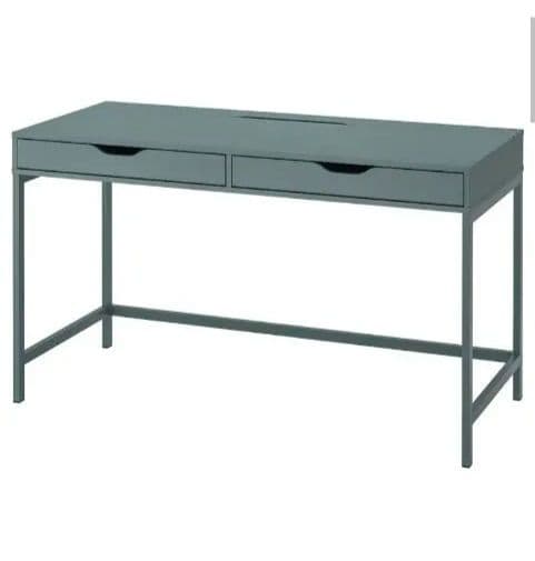 【配送不可、現地引取のみ】IKEA デスク ALEX グレーターコイズ