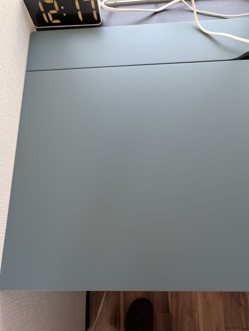 【配送不可、現地引取のみ】IKEA デスク ALEX グレーターコイズ