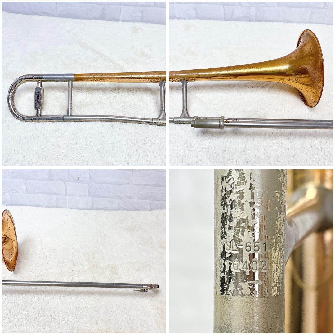 YAMAHA ヤマハYSL-651 B♭ テナートロンボーン マウスピース付き